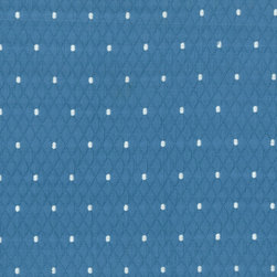 ROTH & TOMPKINS TEXTILES - Cobblestone Fabric, Cornflower, 54''x36'' - Upholstery Fabric