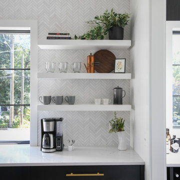 Black and White Modern Kitchen