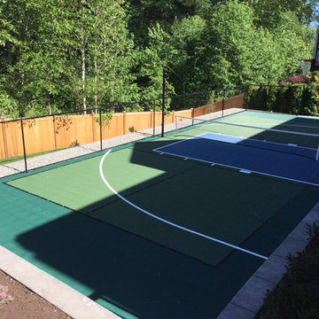 Backyard Multi-Purpose Game Court