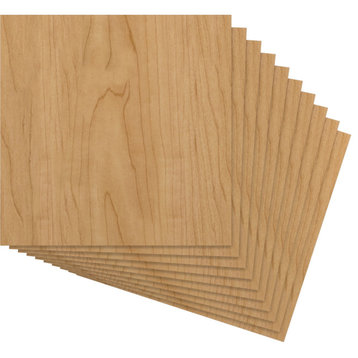 15 .75"Wx15 .75"Hx.25"T Wood Hobby Boards, Maple, 10-Pack