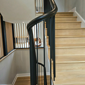 Project #115 | Staircase with Continuous Rail System Without Newels