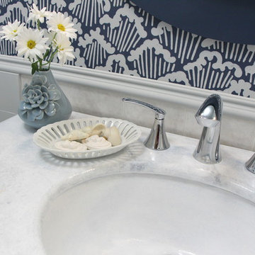 Sweet Blue Powder Room