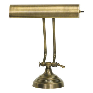 House of Troy Advent AP10-21-71 1 Light Piano/Desk Lamp in Antique Brass