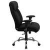 MFO 400 lb. Capacity Big & Tall Black Fabric Office Chair with Arms