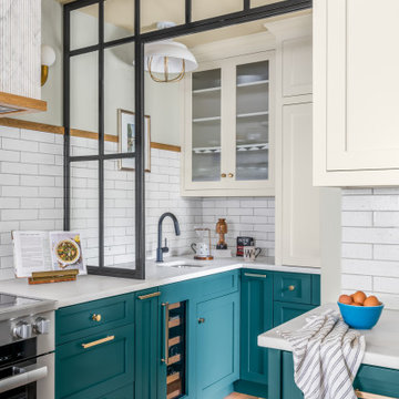 Bold & Bright Transitional Kitchen Refresh in Decatur