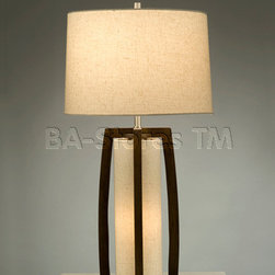 Britta Table Lamp in Pecan - Table Lamps