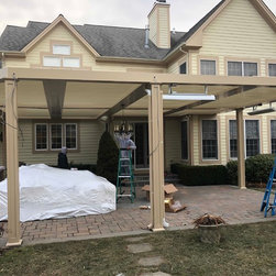 8" Louvered Patio Cover - Pergolas