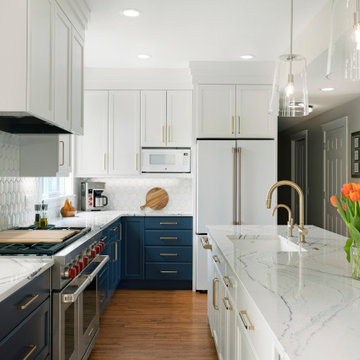Captivating Vibrance Kitchen and Fireplace Remodel