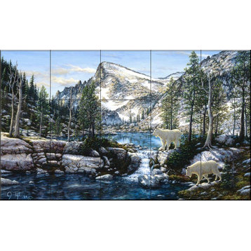 Tile Mural, Summer In The Enchantments by Jeff Tift