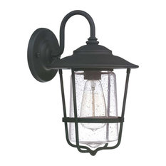 Capital Lighting Creekside 9601BK 1 Light Wall Lantern - Black