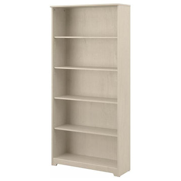 Scranton & Co Furniture Cabot Tall 5 Shelf Bookcase in Linen White Oak