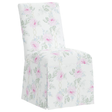 Rachel Ashwell Slipcover Dining Chair, Sc Royal Bouquet Pink