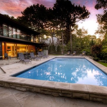 Geometric Concrete Pool Gallery