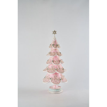 Katherine's Collection 2022 Frost and Tenderness Tabletop Tree, 25.25".