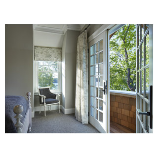 Brainerd Lakes Shingle Style - Beach Style - Bedroom - Minneapolis - by ...
