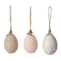 Lene Bjerre Easter Egg Latte Blush - Christmas Ornaments