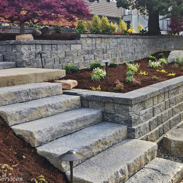 Salmieri Project - Retaining Walls, Steps & Landscaping Portland 2023 & 2024