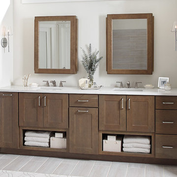 Diamond Cabinets: Double Sink Vanity