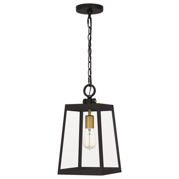 Quoizel AMBL1508WT 1-Light Mini Pendant, Amberly Grove