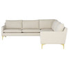 Anders Sand Fabric Sectional Sofa, Hgsc834