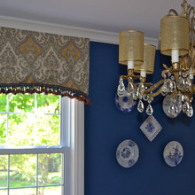blue dining room