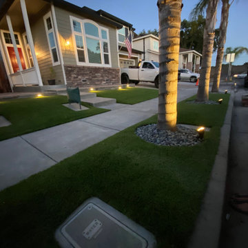 Front Exterior and Sidewalk