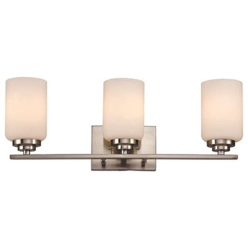 Trans Globe Mod Space Triple Wall Sconce, Brushed Nickel