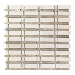 Stone Single Curtain - Mosaic Tile