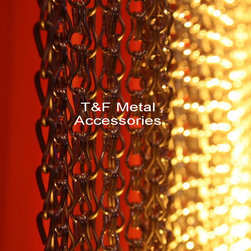 Aluminum link chain curtain - Interior Shutters