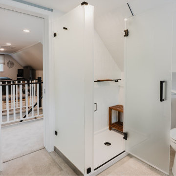 Arlington Attic Bathroom Addition and Interior Remodelb
