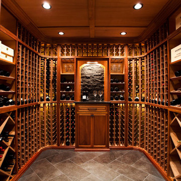 Case Design Mahogany Wine Cellar