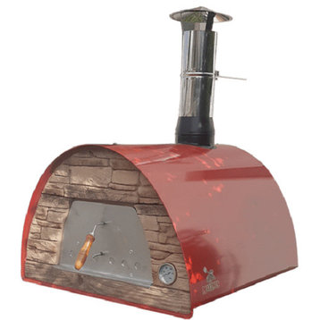 Maximus Arena Mobile Pizza Oven, Red
