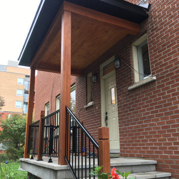 Roof on top of existing porch!