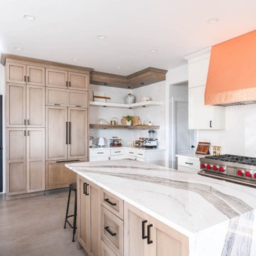 Graywood and Copper Kitchen