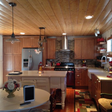 Rustic Chic Cabin Kitchen and Bath
