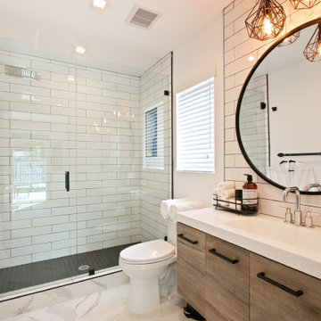 Modern Bathroom Remodel in Los Angeles, CA by Priority Remodeling