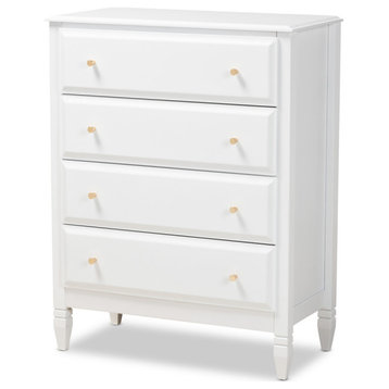 Jasmeen Traditional 4-Drawer Chest of Drawers