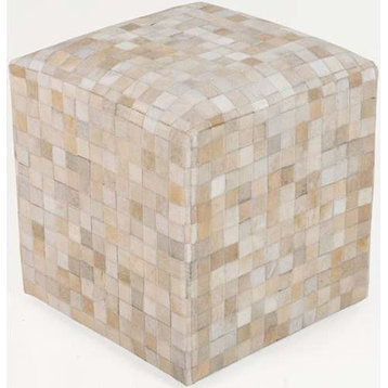 Surya Poufs Cube Pouf