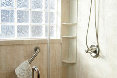 Example of a mid-sized classic bathroom design in Other
