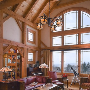 Timber Frame Ski Lodge