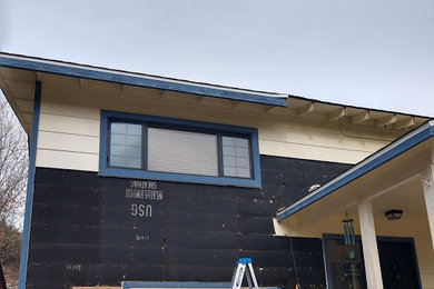 Example of a large classic home design design in Phoenix