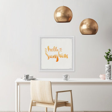 "Hello Sunshine III" Framed Painting Print