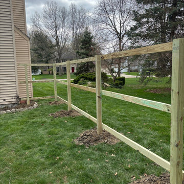 Shadowbox Privacy Fence Installation in Avon Lake, Ohio