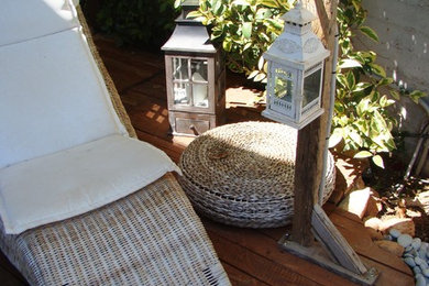 Example of an eclectic home design design in Other