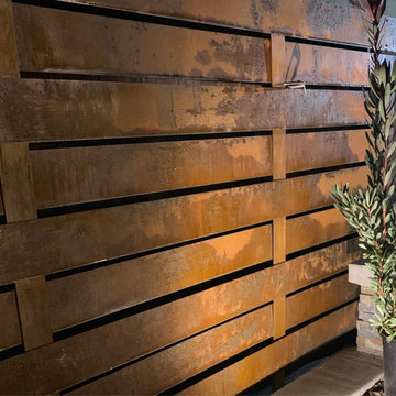Corten Steel Fence