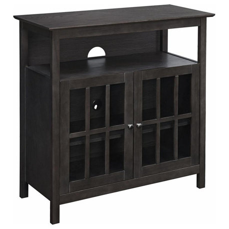 Big Sur Highboy TV Stand Weathered Gray