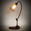 16 High Amber/Purple Pond Lily Accent Lamp
