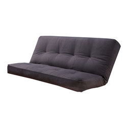 Series Futon Mattress with premium Cover in Broadway Indigo - Futon Mattresses