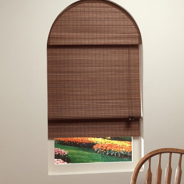 Arched Woven Wood Shade