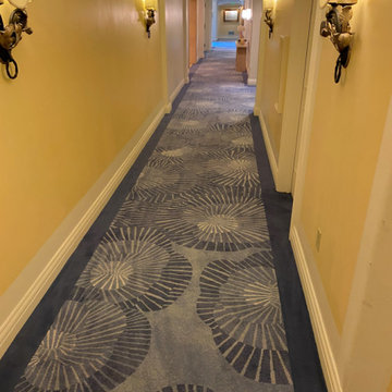 Maybourne Beverly Hills Ballroom carpet installation